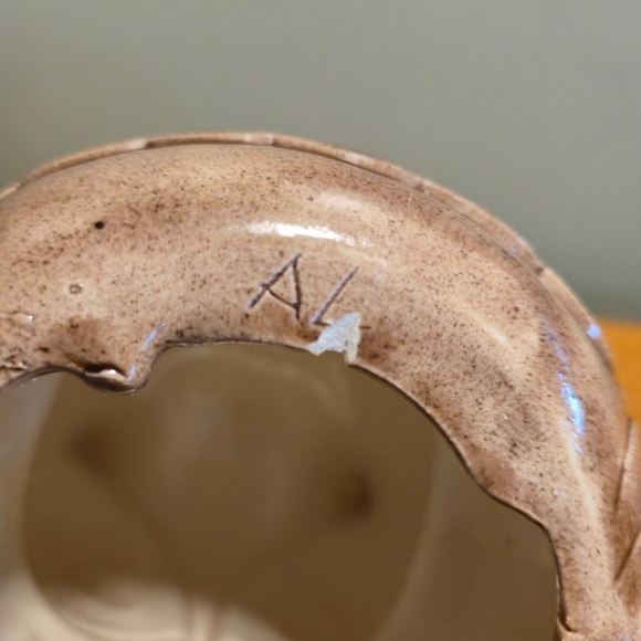 Vintage Ceramic Owl Jar Mid Century MCM Brown Figurine - Picture 9 of 16